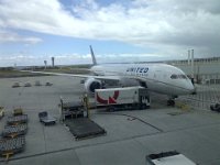 The first direct flight Melbourne-Los Angeles with a Boeing Dreamliner