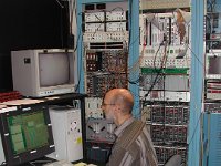 Working at the beamline.