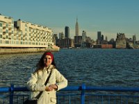Waiting for the water taxi to go to Manhattan
