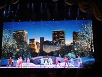 Part of the show, skating in Central Park