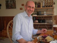 The tradition is Christmas goose, red cabbage, spaetzle, and a Hefeweizen.