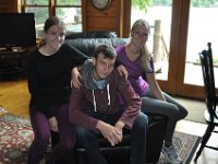 In the morning, right before the start.