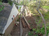 These were the last ones of the old wall.