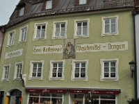 A house in Fuessen, where you could buy drugs, perfumes, and washing powder a hundred years ago.