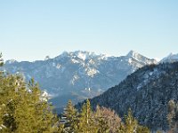 A better view on Castle Neuschwanstein from the ruins of Castle Falkenstein.