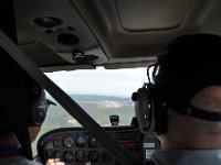 The landing strip of MV airport ahead.