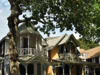 Small houses around Trinity Park. Former seamen homes.