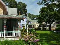 Houses around Trinity Park in Oak Bluff