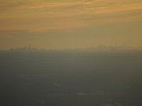 The big city in the distance, 50 miles away.