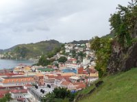 The outer harbor of St. George's on the other side of the old fortress.