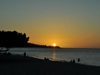 Sunset at the beach.