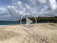 A sweep across Levera Beach.