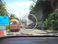 Roads are narrow and you have to deal with school kids, parked cars and oncoming traffic. Fun.