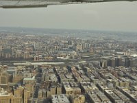Upper Manhattan and the Bronx with the Yankee's Stadium.