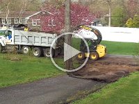 First, they removed the old asphalt.