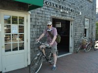 We rented bikes and rode around.