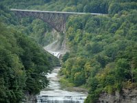 The state park encompasses an impressive gorge, carved out by the Genesee River.