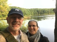 We enjoyed our hike around the lake.