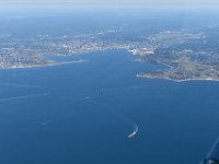 Crossing the Sound to New Haven in Connecticut.