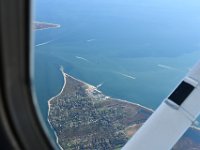 Orient Point, the tip of the North Shore, the ferry to New London moored on the dock.