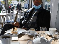 After lunch, desert. A man passing by asked "is that a meal or a desert". Yes, the size was enormous.