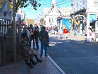 Don't know how a man (and women, too) can walk in these shoes. He did it well.