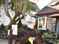 A monk with a key depicts a ???