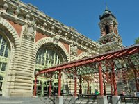 The entrance of the immigration hall